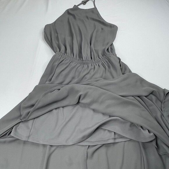 Show Me Your MUMU Heather Halter Dress Gray - Picture 9 of 13